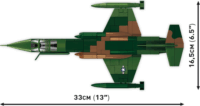 Cobi Lockheed F-104 Starfighter Repülő 438 darabos építőkészlet