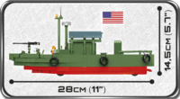 Cobi Patrol Boat River Mk II Hajó 615 darabos építőkészlet