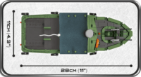 Cobi Patrol Boat River Mk II Hajó 615 darabos építőkészlet