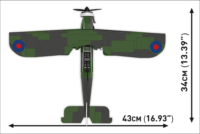 Cobi Fairey Swordfish Repülő 806 darabos építőkészlet
