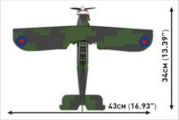 Cobi Fairey Swordfish Executive Edition repülő műanyag makett 1:32