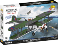 Cobi Fairey Swordfish Executive Edition repülő műanyag makett 1:32