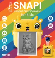 Media-tech SNAPI MT4108 Gyerek Digitális Fényképező 8Mpx / FullHD hőnyomtatóval - Sárga