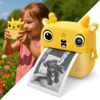 Media-tech SNAPI MT4108 Gyerek Digitális Fényképező 8Mpx / FullHD hőnyomtatóval - Sárga