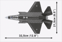Cobi F-35A Lightning II "Husarz" Repülő műanyag makett 1:48