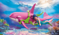Playmobil 72106 Fantasy & Magic - Kardszárnyú delfin sellővel