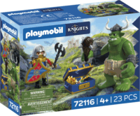 Playmobil 72116 Knights - Troll oroszlánlovag kinccsel