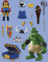 Playmobil 72116 Knights - Troll oroszlánlovag kinccsel