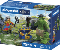 Playmobil 72116 Knights - Troll oroszlánlovag kinccsel
