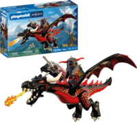 Playmobil 72114 Knights - Fekete sárkány