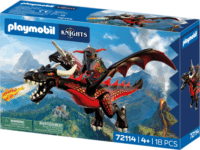Playmobil 72114 Knights - Fekete sárkány