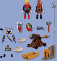 Playmobil 72117 Knights - Sárkány lovag kő katapultja