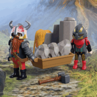 Playmobil 72117 Knights - Sárkány lovag kő katapultja