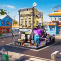 Lumibricks F9051 Skateboard Shop 1573 darabos építőjáték