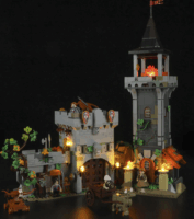 Lumibricks F9027 középkori őrtorony 1625 darabos építőkészle