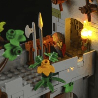 Lumibricks F9027 középkori őrtorony 1625 darabos építőkészle