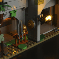 Lumibricks F9027 középkori őrtorony 1625 darabos építőkészle