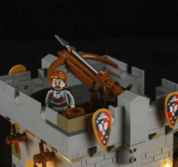 Lumibricks F9027 középkori őrtorony 1625 darabos építőkészle