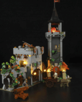 Lumibricks F9027 középkori őrtorony 1625 darabos építőkészle