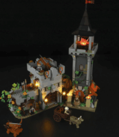 Lumibricks F9027 középkori őrtorony 1625 darabos építőkészle