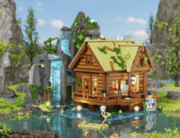 Lumibricks L9083 Vízesés a kunyhónál 2539 darabos építőkészlet