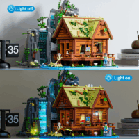 Lumibricks L9083 Vízesés a kunyhónál 2539 darabos építőkészlet