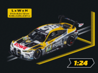 Carrera DIGITAL 124 BMW M4 GT3 Evo "ROWE Racing, No.98" Versenyautó autópályához 1:24