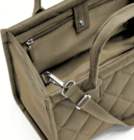 Reisenthel dailyshopper XS rhombus Bevásárlótáska 27 x 14 x 21 cm - Oliva zöld