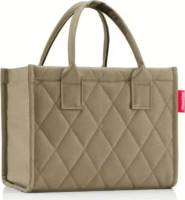 Reisenthel dailyshopper XS rhombus Bevásárlótáska 27 x 14 x 21 cm - Oliva zöld