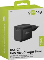 Goobay 76690 USB-C PD GaN Nano Hálózati Töltő Adapter 20W - Fekete