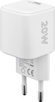 Goobay 76691 USB-C PD GaN Nano Hálózati Töltő Adapter 20W - Fehér