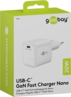 Goobay 76691 USB-C PD GaN Nano Hálózati Töltő Adapter 20W - Fehér