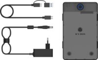 ICY BOX IB-388-CU3 2.5"/3.5" USB-C 3.2 Gen 1 Külső HDD/SSD Ház - Fekete