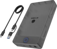 ICY BOX IB-388-CU3 2.5"/3.5" USB-C 3.2 Gen 1 Külső HDD/SSD Ház - Fekete