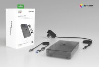 ICY BOX IB-388-CU3 2.5"/3.5" USB-C 3.2 Gen 1 Külső HDD/SSD Ház - Fekete