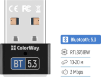 ColorWay CW-AD-BT53 Bluetooth 5.3 USB Adapter