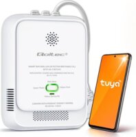 Qoltec 52651 Okos Gázszivárgás Érzékelő - Fehér