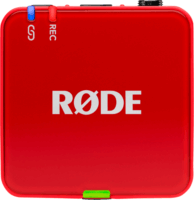 Rode Wireless GO III Compact Kétcsatornás Csiptetős Wireless USB-C Mikrofon Szett - Piros