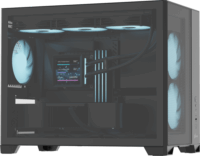 Formula Air Mesh G6 Midi Torony Számítógépház + 4db 120mm ventilátor - Fekete