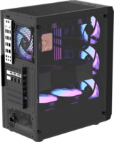 Formula Air Power G1 Plus Midi Torony Számítógépház + 6db 120mm ventilátor - Fekete
