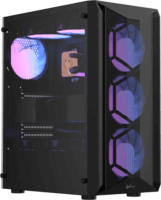 Formula Air Power G1 Plus Midi Torony Számítógépház + 6db 120mm ventilátor - Fekete