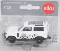 Siku Land Rover Defender 90 fém modell autó 1:55 - Fehér