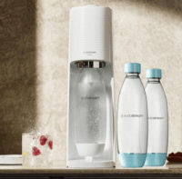 SodaStream DuoPack Fuse Műanyag Szódagép palack 1L - Átlátszó/Világoskék (2db)