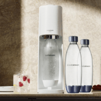 SodaStream DuoPack Fuse Műanyag Szódagép palack 1L - Átlátszó/Sötétkék (2db)