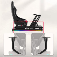 Huzaro Speed 9.0 Gamer versenyszék kormánnyal és pedállal - Fekete (PC)