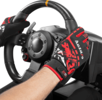 Huzaro Speed 9.0 Gamer versenyszék kormánnyal és pedállal - Fekete (PC)