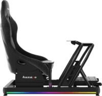 Huzaro Speed 9.0 Gamer versenyszék kormánnyal és pedállal - Fekete (PC)
