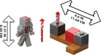 Mattel Minecraft Tűzijáték figura 8cm