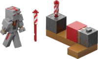 Mattel Minecraft Tűzijáték figura 8cm
