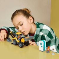 LEGO 60480 City - Sárga Árokásó - Rakodó
